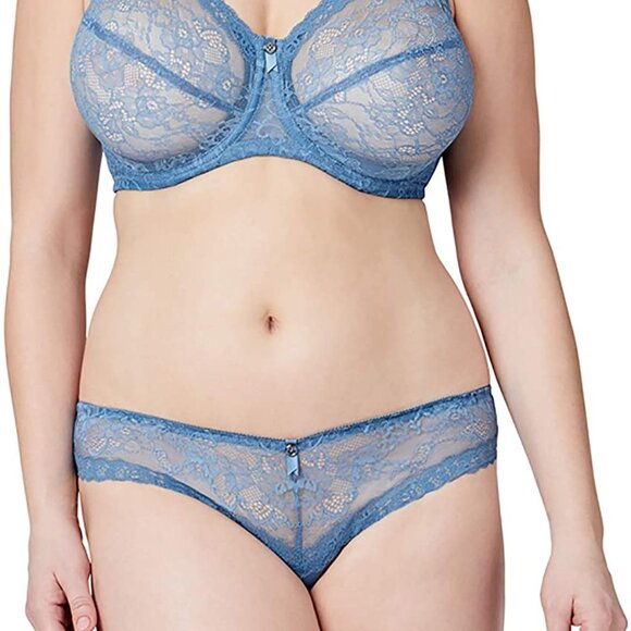 Set of 3! Panties 3XL Briefs Bramour Nolita 3XL FITS 35-36" Waist Low Cut Blue - Picture 10 of 16